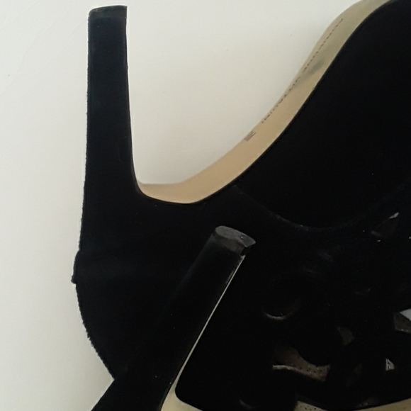 Adrienne Vittadini Black Suede leather Boots 8M - Picture 11 of 11